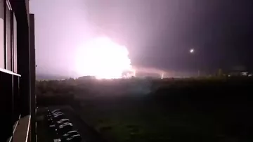 В Бухаресте произошел мощный взрыв на ТЭЦ