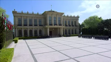 Latviya Prezidentinin rəsmi qarşılanma mərasimi olub (22.04.2026)