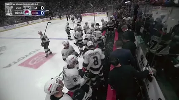 Фанат разбил стекло на матче "Колорадо" – "Лос-Анджелес"