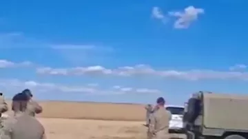 Испанский бронеавтомобиль разбился на учениях