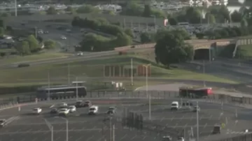 Два автобуса столкнулись возле Пентагона