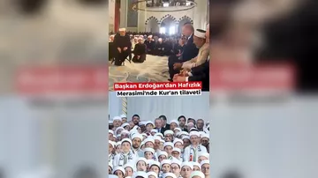Ərdoğan Quran oxudu