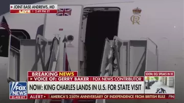 Карл III прибыл в США