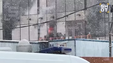 Крупный пожар на стройке в Москве, число жертв растет