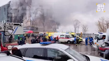 Крупный пожар на стройке в Москве, число жертв растет - 2