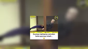 Məhkəmə zalından belə QAÇMAQ İSTƏDİ
