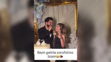 Bəylə gəlinin zarafatı maraq yaratdı