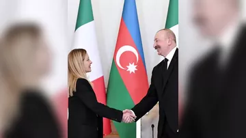 Prezident İlham Əliyevin sosial şəbəkə hesablarında İtaliya Nazirlər Şurasının sədri ilə görüşünün görüntüləri paylaşılıb