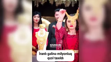 Gəlinə milyonluq qızıl taxıldı