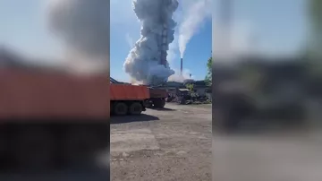 Сильный взрыв на крупном заводе в Казахстане - 3