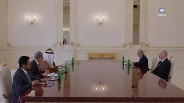 Prezident İlham Əliyev İslam İnkişaf Bankı Qrupunun sədrinin başçılıq etdiyi nümayəndə heyətini qəbul edib