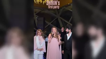 Mələkxanım Eyubovanın nəvəsinin məclisi