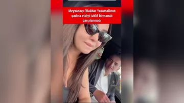 Ələkbər Yamallınımn gənc qızla görüntüsü MÜZAKİRƏ YARATDI