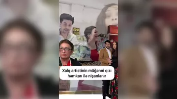 Xalq artistinin qızı duet ortağı ilə NİŞANLANDI