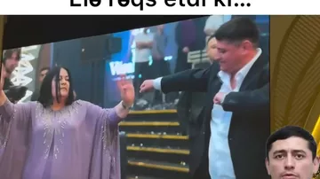 Rəsul Cunayevin anasıyla RƏQSİ