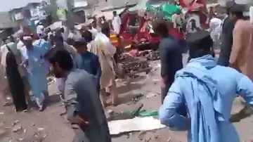 Pakistanda bazarda partlayış olub, 7 nəfər ölüb