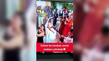 Toyda gəlinin uşağa kobud reaksiyası müzakirə yaratdı