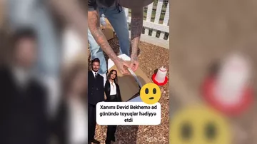Devid Bekhemə ad günündə toyuqlar hədiyyə edildi