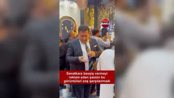 Xalq artistinə bəxşiş verməyi reklam edən şəxs QINANDI