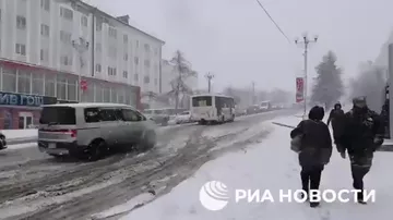 Город в России накрыла мощная метель - 2