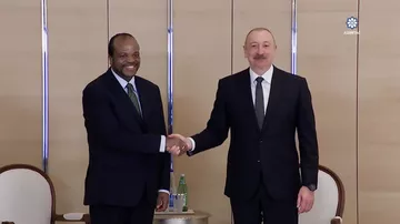 Prezident İlham Əliyev Esvatini Kralının başçılıq etdiyi nümayəndə heyəti ilə görüşüb