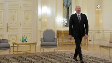 Prezident İlham Əliyev Serbiya Prezidenti ilə görüşüb.