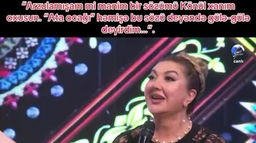 İlk dəfə arzusunu dilə gətirən şairə Nazilə Səfərli kədərləndi