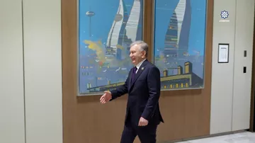 Prezident İlham Əliyev Özbəkistan Prezidenti Şavkat Mirziyoyevlə görüşüb