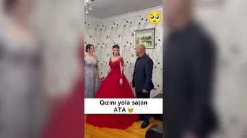 Qızını gəlin köçürən atanın reaksiyası DİQQƏT ÇƏKDİ