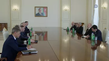 Prezident İlham Əliyev Belarus Milli Assambleyası Nümayəndələr Palatasının sədrini qəbul edib