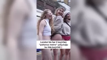 Hər ilin bir günü metroya paltarsız minirlər