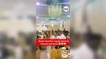 Bəyin dostları toyda görün, NƏ ETDİLƏR