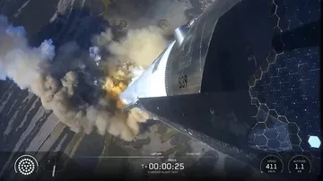 Полет Starship с самой Земли до космоса