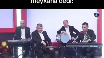 Xalq artisti canlı efirdə meyxana dedi