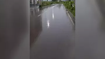 Ağdama leysan yağır: küçələrdəki mənzərə...