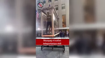 İllüziyaçı 4 nəfəri teleportasiya etdi