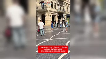 "TARQOVU" DA "TİKTOK" ÇƏKƏN QIZLAR İNSANLARIN  TƏƏCCÜBÜNƏ SƏBƏB OLDU
