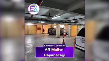 Bakıda yeraltı parkinqdə maşın AŞDI 1
