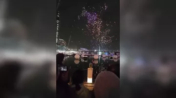 Sidneyə 90 dron düşüb