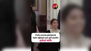 Putin həmin qızla görüşərək onunla söhbət edib