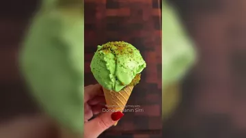 Домашнее фисташковое мороженое