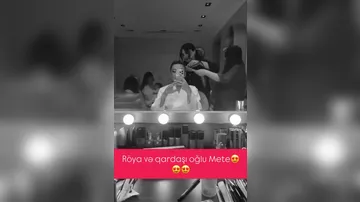 Röya qardaşı oğlu ilə