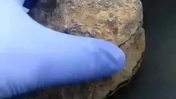 Разбор камня, прилетевшего из космоса