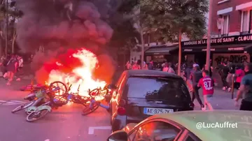 Беспорядки во Франции после победы ПСЖ-3