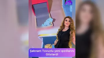 Şəbnəm Tovuzlu yeni aldığı qızıllarını göstərdi