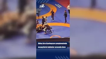 Güləş üzrə uşaqlar arasında keçirilən Azərbaycan çempionatında qalmaqal yaşanıb