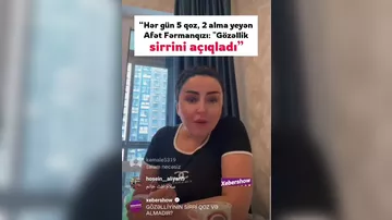 Afət gözəllik sirriniu AÇIQLADI