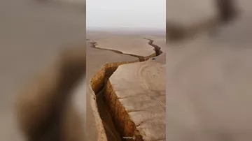 Долина змей в пустыне Деште-Лут в Иране