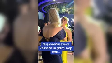 Rəksanə ilə Nüşabənin şıdırğı rəqsi