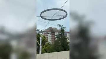 В Баку произошел пожар в жилом здании